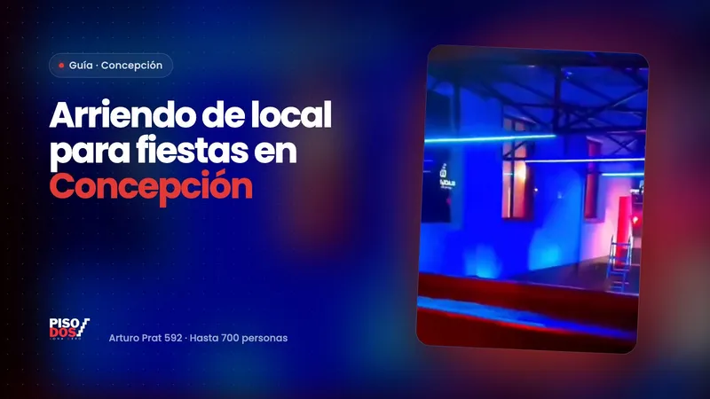 Arriendo de local para fiestas en Concepción: guía para tu fiesta privada
