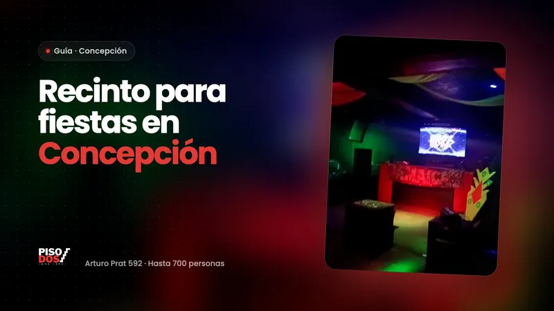 Recinto para fiestas en Concepción: arriendo para productoras y DJs